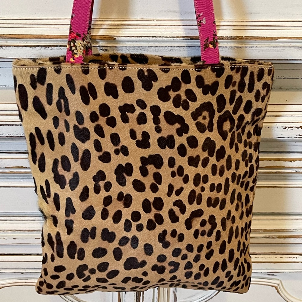 ♥️SOLD♥️🍀💁🏻‍♀️Dolce & Gabbana Leopard Pony Hair Tote🍀💁🏻‍♀️ - Picture 16 of 17